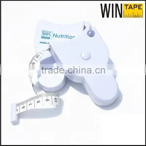 1.5meters/60inches OEM/ODM Service Glass Fiber Ruler Inch and cm Print Waist Health Body Measuring Tape Logo thumbnail-2
