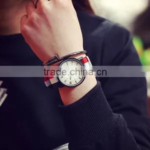 Retro Unisex Watch, Boyfriend Watch, Nylon Watchband, Antique, Brass Watch, Unique Watches, Vintage Style Leather Watch thumbnail-2