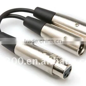 Cannon Cables XLR3F to Dual XLR3M thumbnail-1