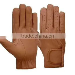 2015 New Style Genuine Leather Colored Men Riding Gloves thumbnail-1