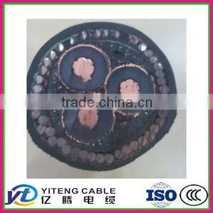 Power Cable 22-35KV XLPE Insulated SWA Steel Wire Armored Cable thumbnail-1