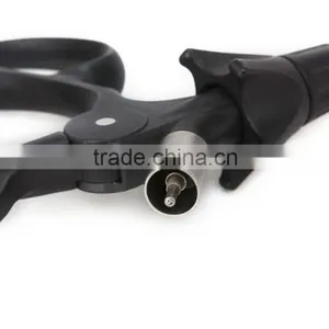Bipolar Dissecting Forceps Single Action Curved Insertt 5x330mm+Cable Laparosco By Taidoc thumbnail-3