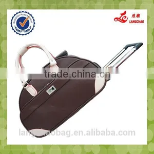 China Supplier New Products High Quality Hot Sale Safe Lock Real PushTrolley Silk Lining Duffle Bag thumbnail-6