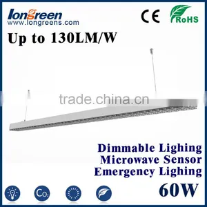 High Lumen Led Linear Pendant Lighting Fixtures IP65 60w Dimmable Lighting thumbnail-3
