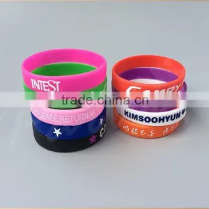 Custom Silicon Bracelet Rubber Band Bracelet thumbnail-3