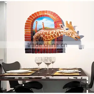 Eco-friendly Non-toxic Cartoon Removable 3D Wall Sticker For Home Decorative thumbnail-2