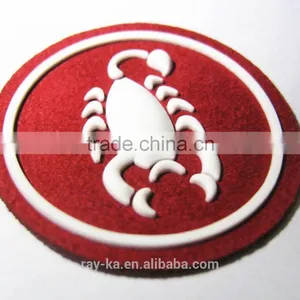 3D Faux Suede Label thumbnail-1