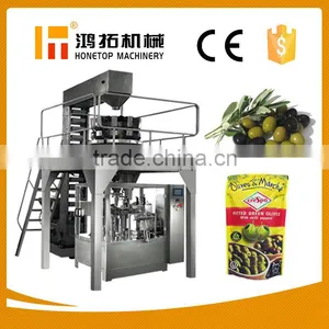 Automatic Rotary Pouch Packing Machine Olive Packaging Machine thumbnail-1