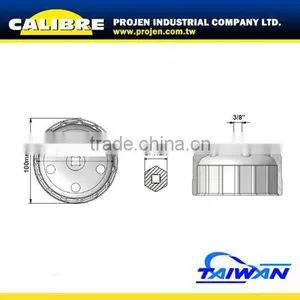 CALIBRE Auto Engine Tool 15 Flutes x 90.2mm 3/8"Dr Oil Filter Wrench thumbnail-2