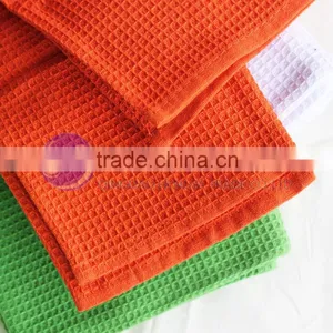 China Wholesale Factory Direct Cotton Fabric Waffle Weave Dish Towel thumbnail-3