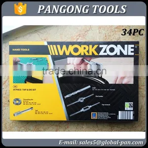 High Quality BSP Taps and Dies and Drill Bit in Metal Box Hand Tool Kit thumbnail-6