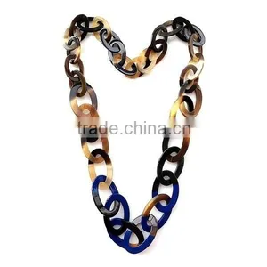 High Quality Best Selling Nice Lacquered Buffalo Horn Jewelry Necklace Made in Vietnam thumbnail-1