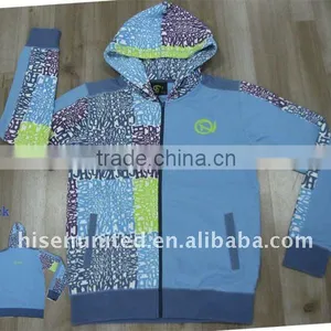 Men's All Over Printed Brushed Fleece Sweatshirts, Cotton / Spandex thumbnail-1