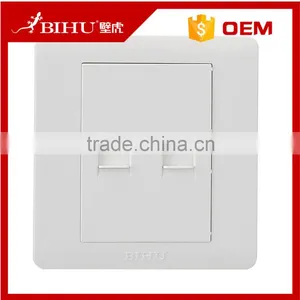 New Design Factory Sale White Double Data Wall Socket Network Type RJ45 thumbnail-4