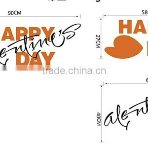 Valentine's Day Heart of Hearts Sticker Decal Walls, Laptops, Signs Plaque 69cm thumbnail-4