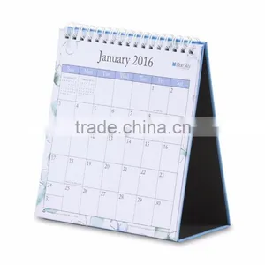 High Quality Luxious Gift Desktop Calender Welcome OEM Table Calender thumbnail-3