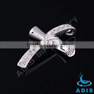 Silver 925 Pendants for Jewelry With Shining Zircons thumbnail-1
