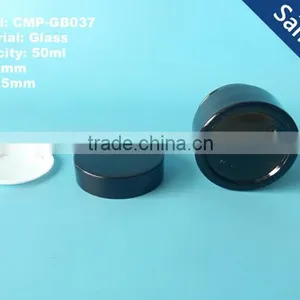 Empty 50g Amber Glass Jar thumbnail-6