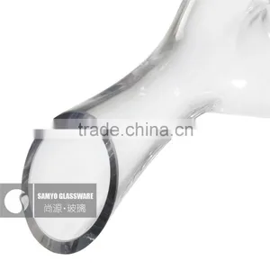 Samyo Unique Bevel Top O Shaped Crystal Glass Pitcher thumbnail-2