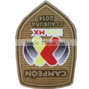 Factory Direct Flocking Sport Brand Patch Iron on Patches for Jackets thumbnail-5