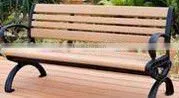 Traditional Composite Park Bench,garden Bench thumbnail-1