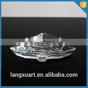 Christmas Tree Shape Crystal Glass Plates thumbnail-3