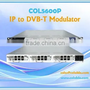 COL5600P Qpsk ip to Dvb-t rf Modulator Multiplexer thumbnail-1