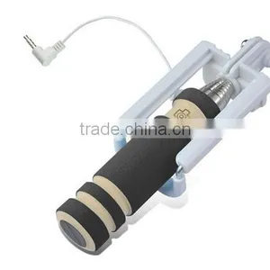 Mini Selfie Stick 13.5 cm 2015 Top Hot 13.5cm Super Mini Wired Selfie Stick Handheld Monopod thumbnail-4