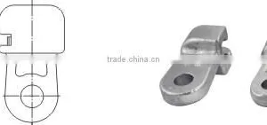 Electrical Hot Dip Galvanized Forged Steel Socket Clevis thumbnail-4