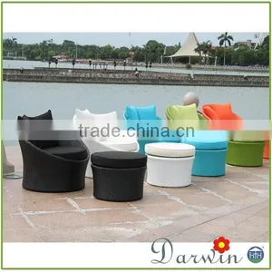Creative Colorful Outdoor Rattan Patio Furniture Sun Chair thumbnail-5