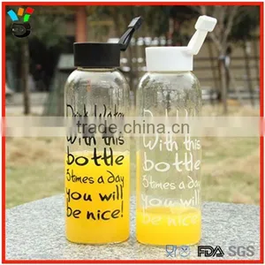Wholesale Borosilicate Portable 500ml Glass Bottle for Beverages thumbnail-2