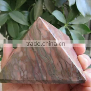 Hot Sale Polished Natural Grain Crystal Pyramid for Energy Healing thumbnail-2