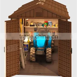 2016 Modern Design Plastic Shed Movable Summer House Easy Assembled thumbnail-4