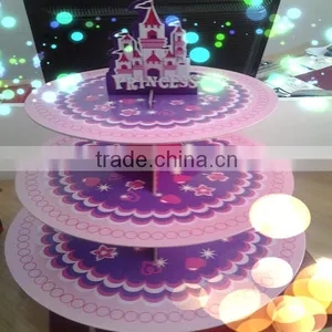Cake Display Stand,3-tier Cake Display,Cake Display for Wedding Party thumbnail-1