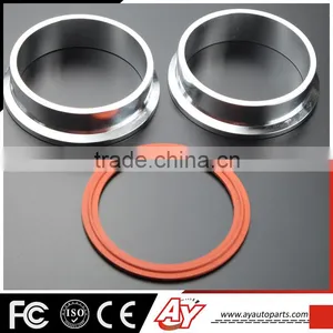 2.5inch High Quality Aluminum Exhaust DownPipe V Band Flange thumbnail-2