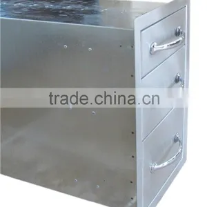 Icegreen Office Use Stainless Steel Storage Cabinet With Flush Triple Access Drawer thumbnail-5