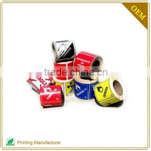 Factory Price Custom Safety Triangle Warning Sign Label Printing thumbnail-4