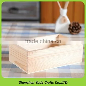 Mini Solid Wood Rectangular Storage Case Desktop Make Mdf Box for Sale thumbnail-1