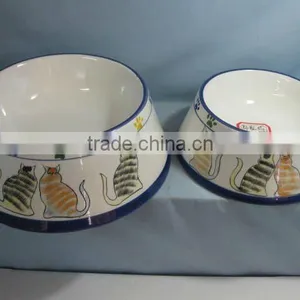 Ceramic Pet Bowl With Little Paw thumbnail-1
