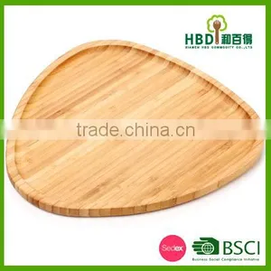 High Quality Bamboo Disposable Triangle Plate thumbnail-1
