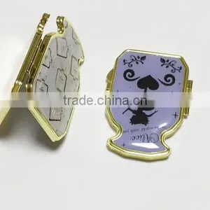Square Fashion And Cheap Pocket Mirror For Promotional Compact Mirror thumbnail-1
