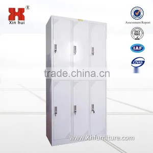 6 Door Steel Staff Locker Cabinet/gym Lockers thumbnail-5