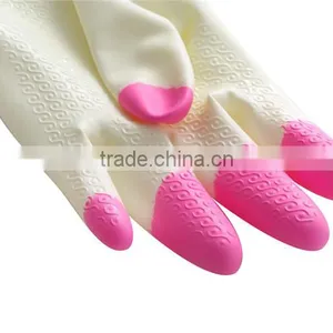Explosions Waterproof Single Leather Hot Washing Laundry Chores of Daily Household LaTeX Rubber Gloves thumbnail-1