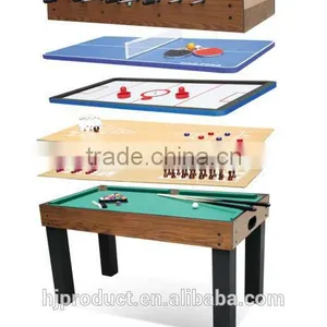 Factory Promotion 12 in 1 Multi Games Table. Billiard Table, Shuffle Board, Bowling, Poker Card, Chess, Etc thumbnail-1