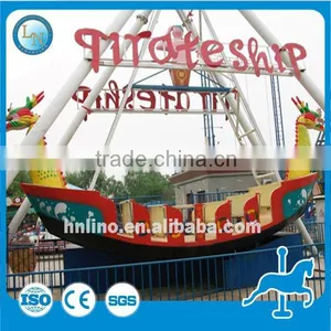Outdoor Ride Swing Pirate Ship!!! Amusement Park Playground Equipment Pirate Ship for Sale thumbnail-5