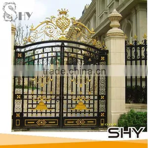 Metal Wrought Iron Beautiful Decoration Door thumbnail-1