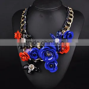 Flower Necklace Love Forever Christmas Jewelry Colored Rosary thumbnail-5