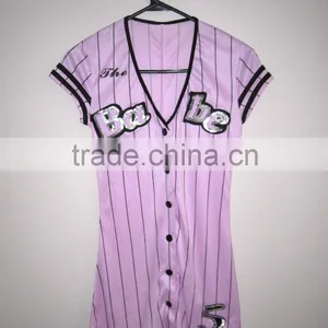 Fashionable Ladies Baseball Jerseys thumbnail-1