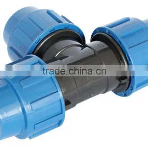Supply Plastic Water Irrigation Pipe Fitting Compression Fitting PP thumbnail-2