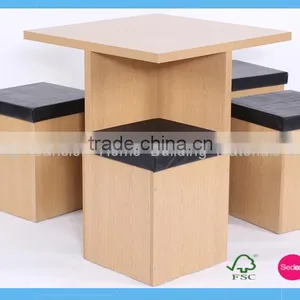 2016 China Noahsion Kd1014 Dining Room Solid Pine Wood High Quality Wooden Table Chair thumbnail-1